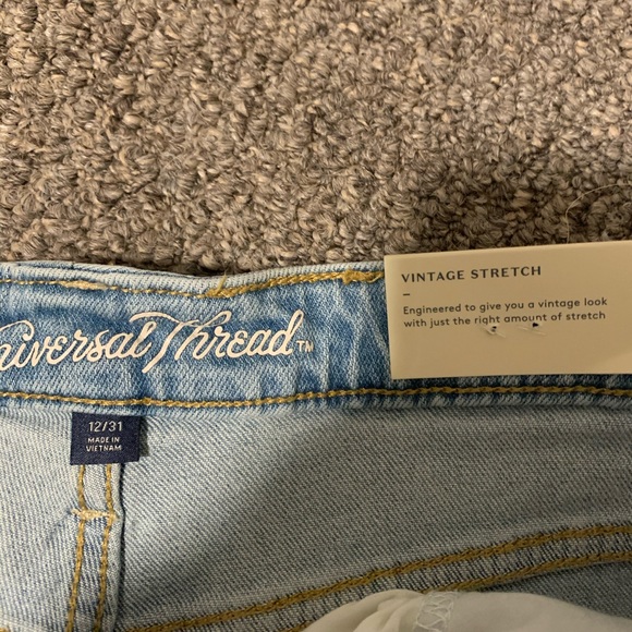 NWT High Waisted Denim Boyfriend Shorts - Picture 3 of 4